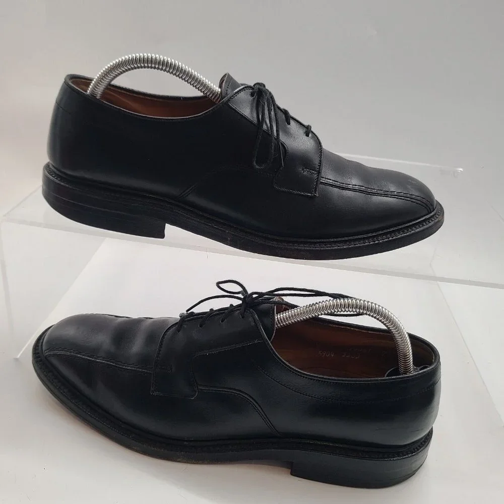 Allen Edmonds HILLCREST Black Leather Shoes‎ US Size 9 D